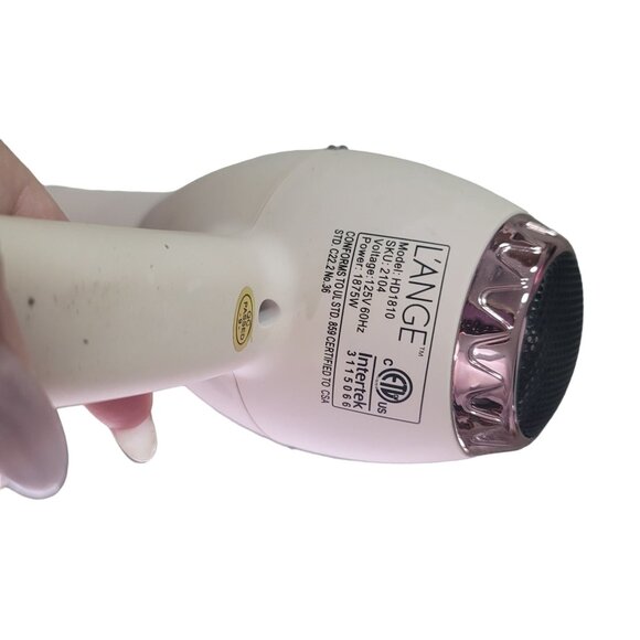 L'Ange Hair Dryer 1875W Lightweight Pink Blow Dryer With Adjustable Heat & Speed - Picture 3 of 5